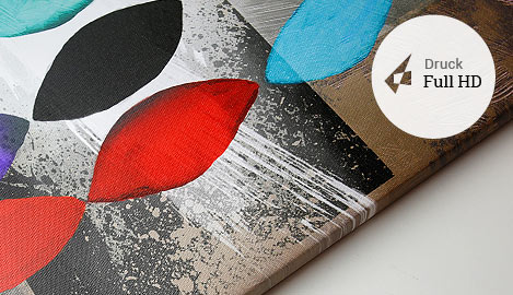 Kunstdruck auf Leinwand