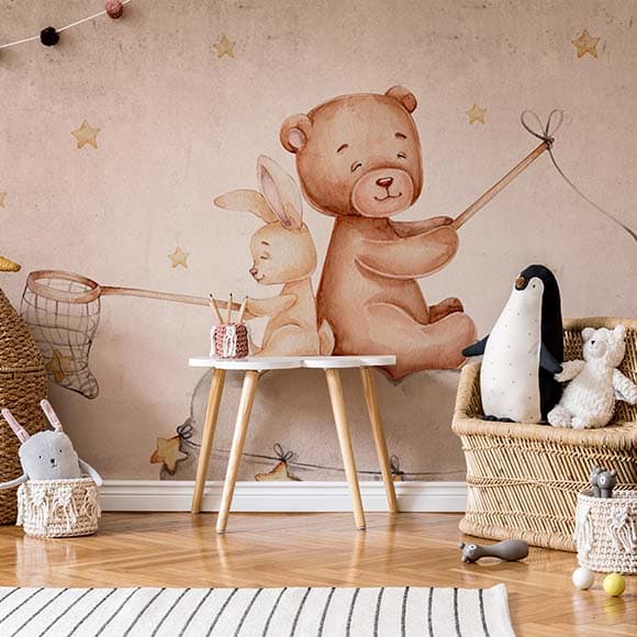 Papel pintado BEST FRIENDS – MONDO Kids & Home