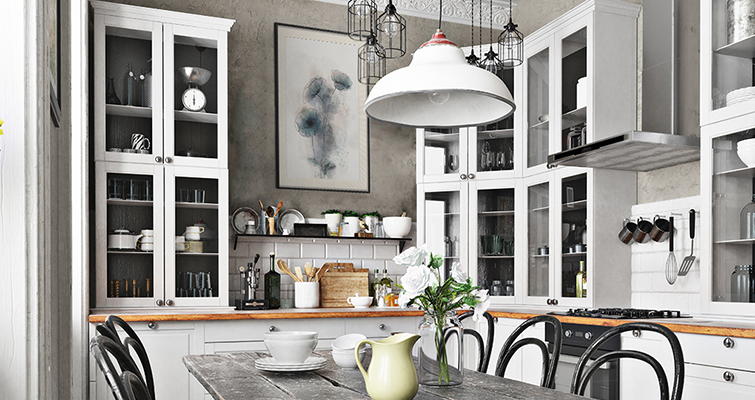Images de cuisine, décoration murale en bois, en noir, or, 3D, décoration  moderne pour la maison, le bureau, la chambre à coucher, : :  Cuisine et Maison